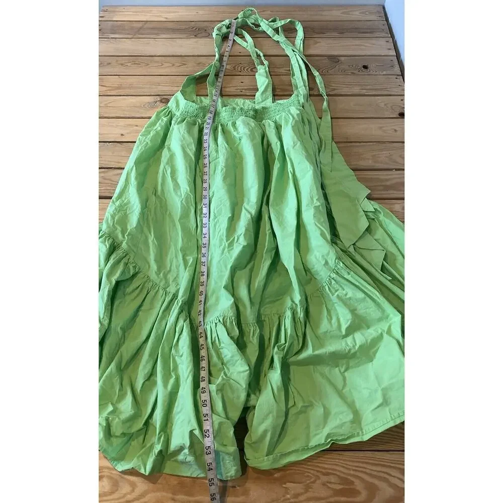 Christopher John Rogers Jumper Dress Size Small Women’s Neon Green - Picture 5 of 6